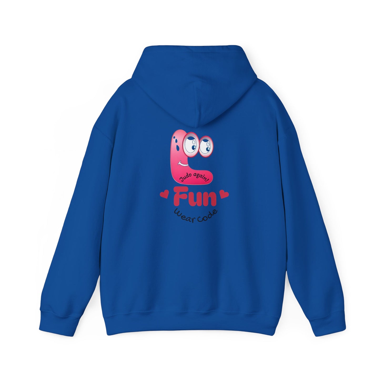 Judo Cartoon Lady Hoodie – Fun Graphic Martial Arts Sweatshirt | FunWearCode