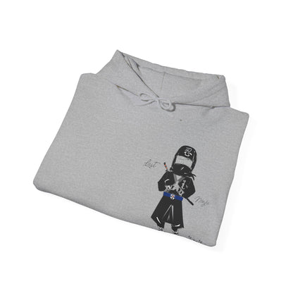 Whimsical Fun Ninja Hoodie – Unique Graphic Zip Up | FunWearCode