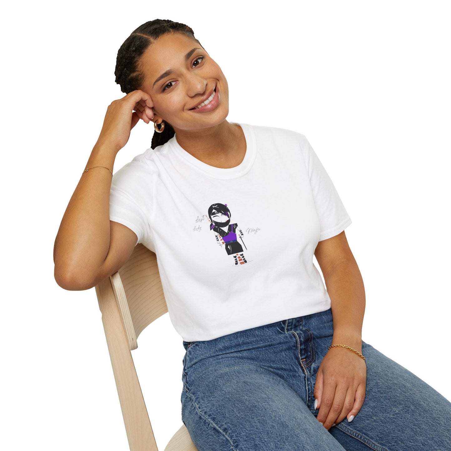 Lady Ninja Tee – Feminine Martial Arts Graphic Shirt | FunWearCode