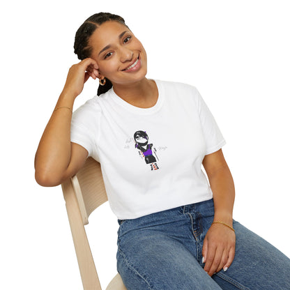 Lady Ninja Tee – Feminine Martial Arts Graphic Shirt | FunWearCode