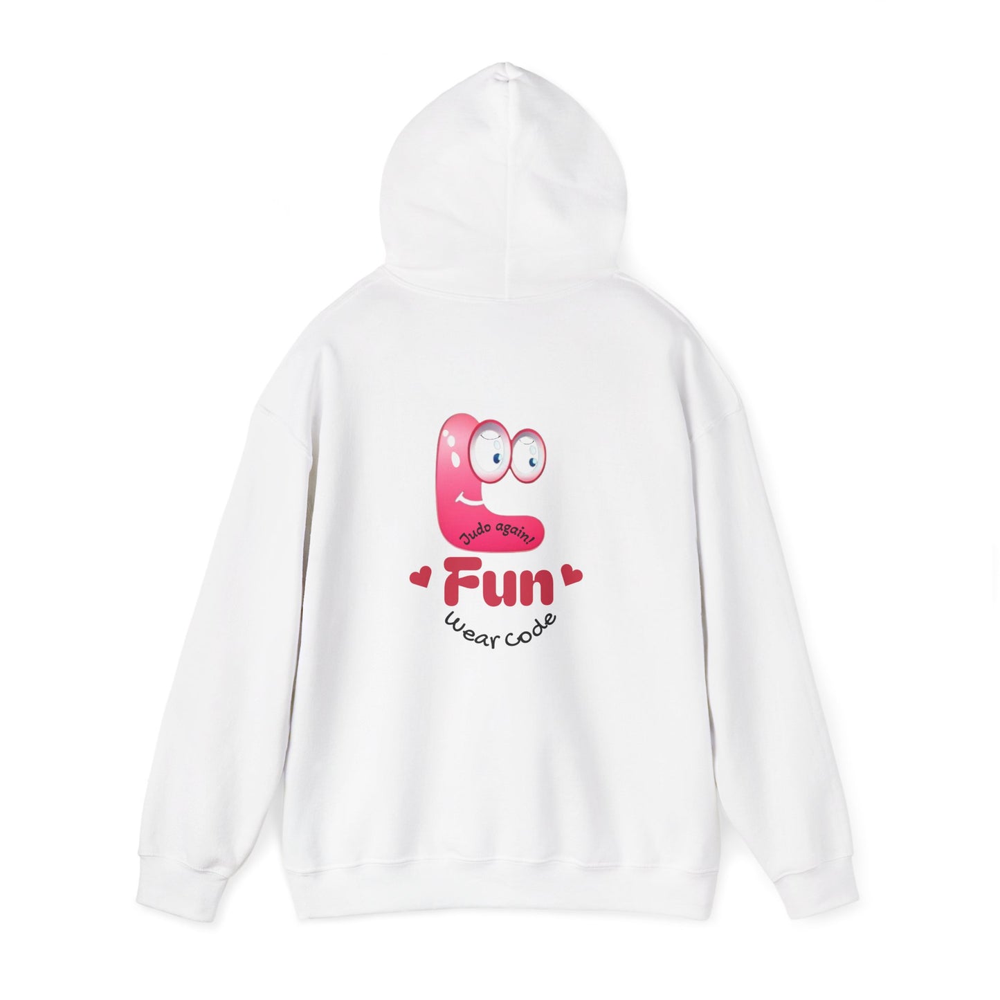 Judo Cartoon Lady Hoodie – Fun Graphic Martial Arts Sweatshirt | FunWearCode