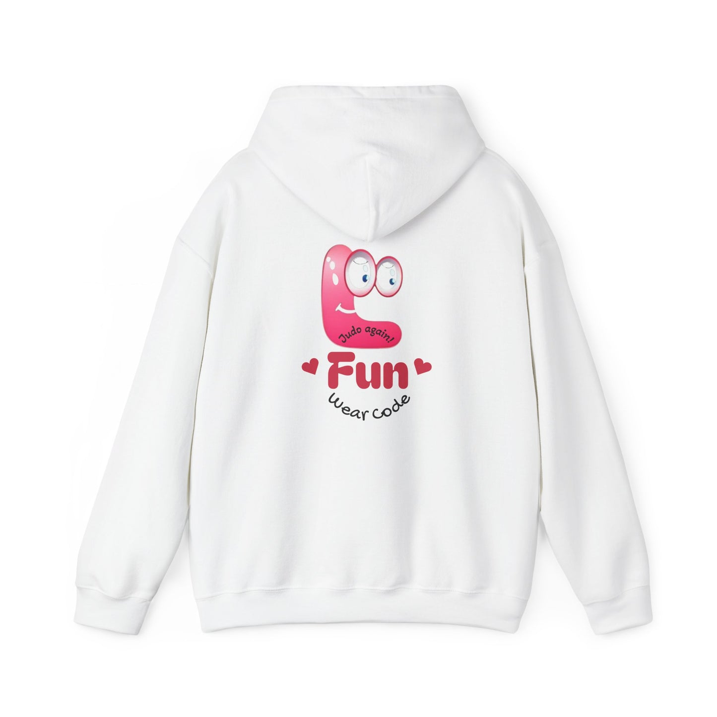 Judo Cartoon Lady Hoodie – Fun Graphic Martial Arts Sweatshirt | FunWearCode