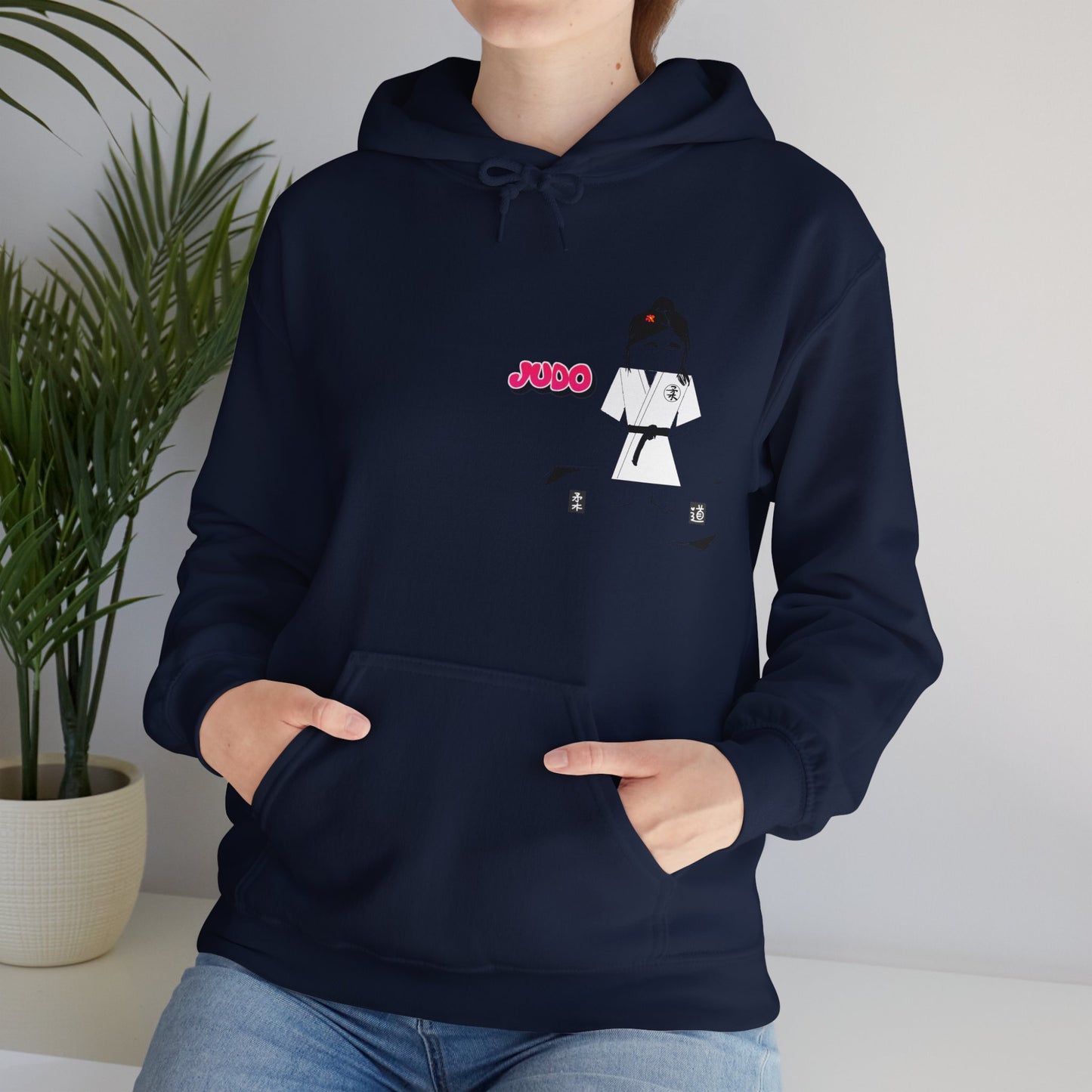 Judo Cartoon Lady Hoodie – Fun Graphic Martial Arts Sweatshirt | FunWearCode