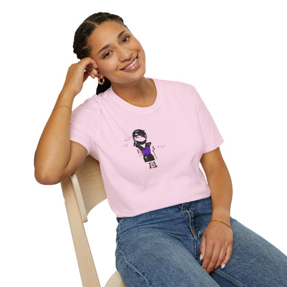 Lady Ninja Tee – Feminine Martial Arts Graphic Shirt | FunWearCode