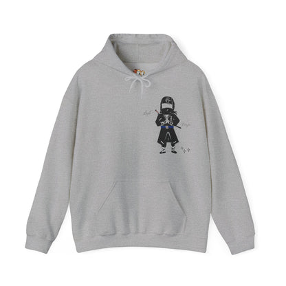 Whimsical Fun Ninja Hoodie – Unique Graphic Zip Up | FunWearCode