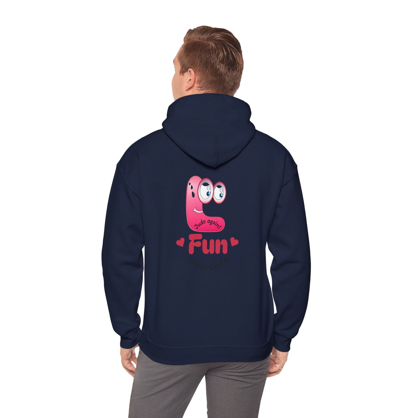 Judo Cartoon Lady Hoodie – Fun Graphic Martial Arts Sweatshirt | FunWearCode