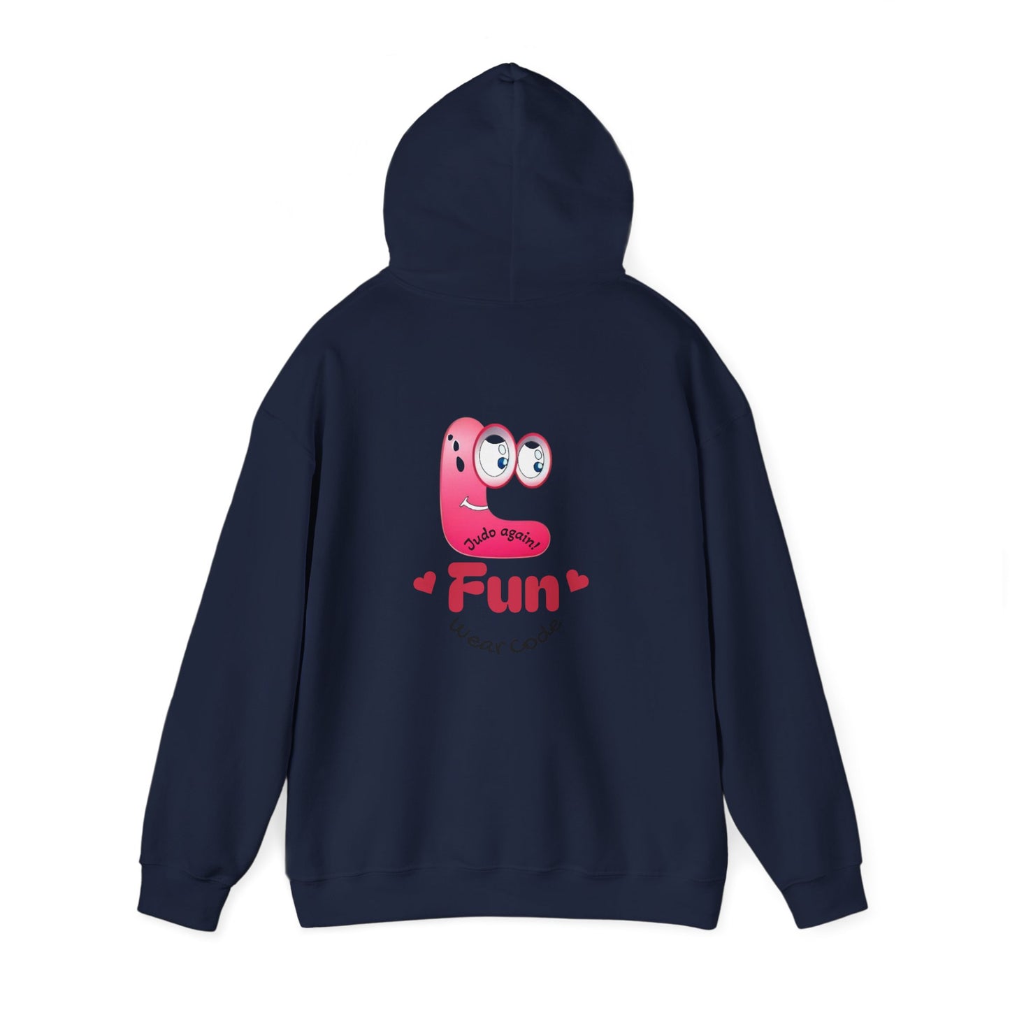 Judo Cartoon Lady Hoodie – Fun Graphic Martial Arts Sweatshirt | FunWearCode