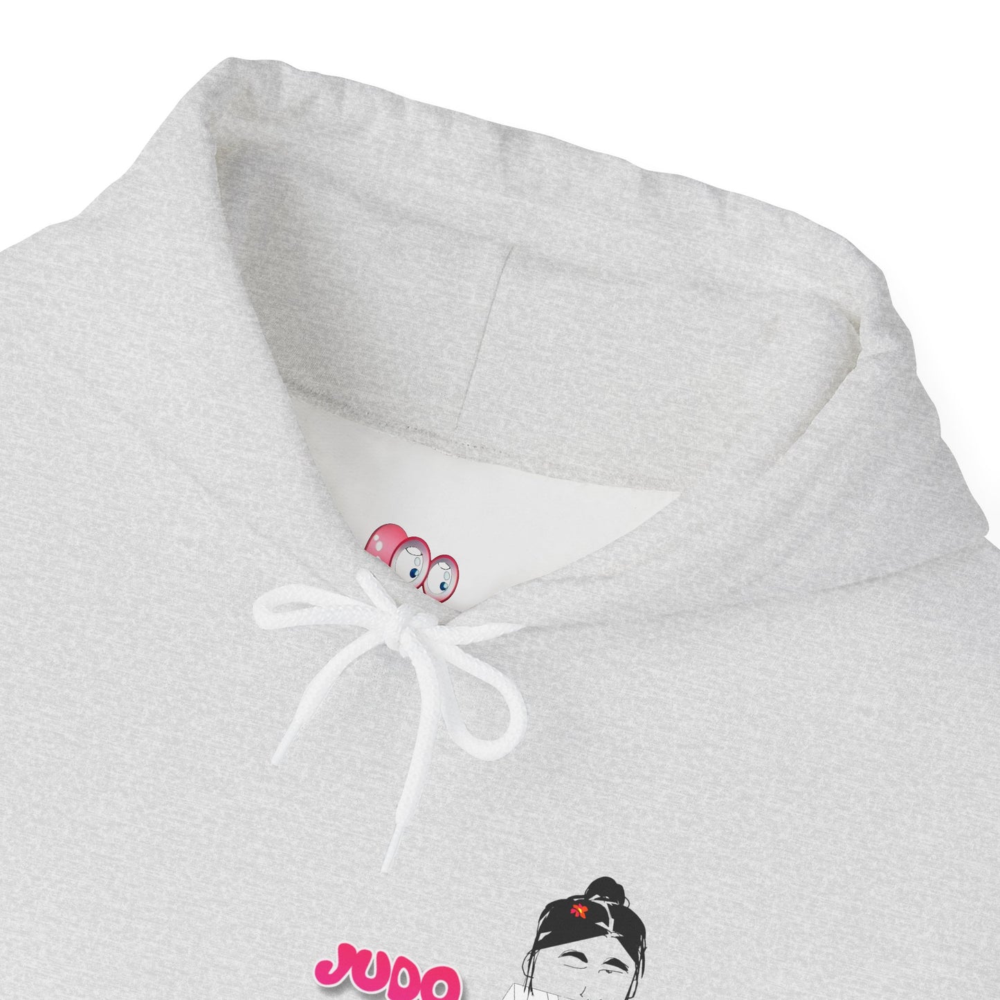 Judo Cartoon Lady Hoodie – Fun Graphic Martial Arts Sweatshirt | FunWearCode