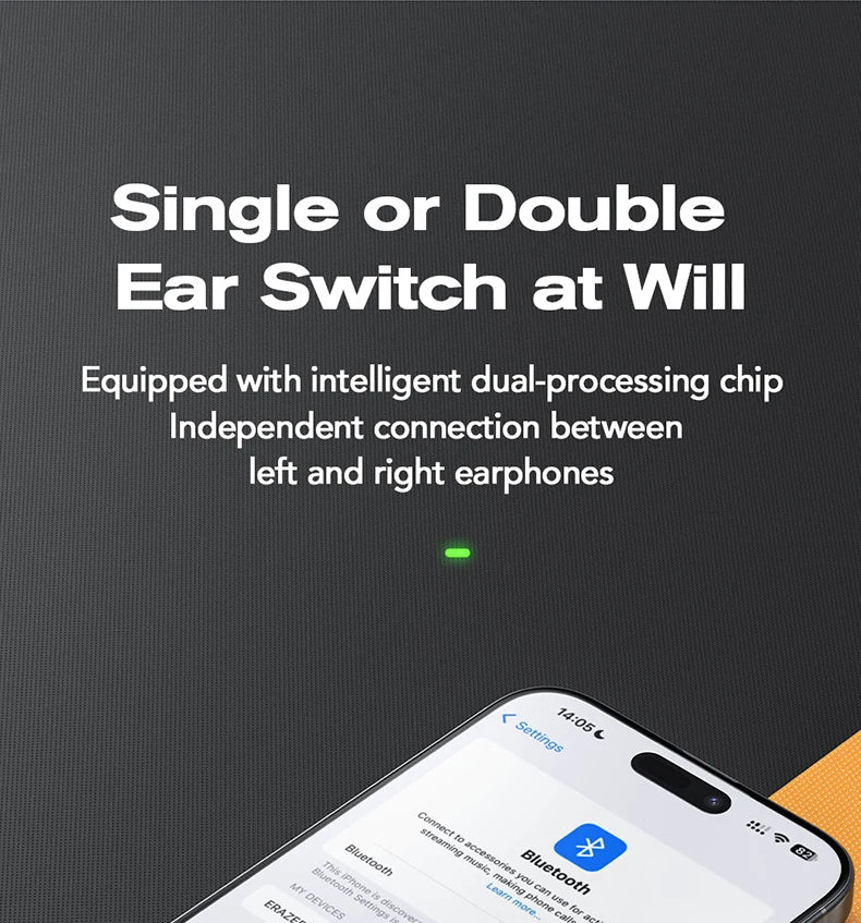 سماعات لاسلكية رياضية بمترجم ذكاء اصطناعي – سماعات بلوتوث بشاشة لمس LCD وميكروفون عالي الدقة | اختيار فان وير كود
