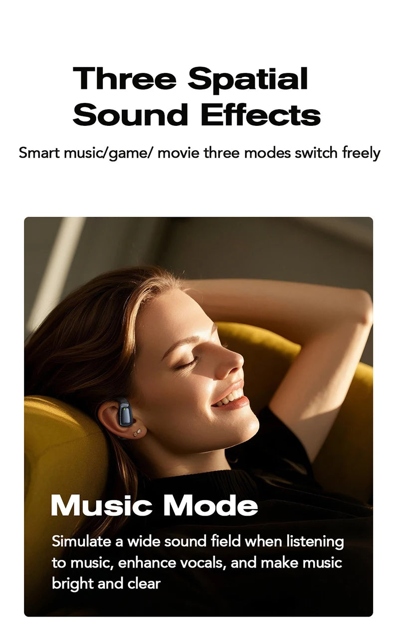 سماعات لاسلكية رياضية بمترجم ذكاء اصطناعي – سماعات بلوتوث بشاشة لمس LCD وميكروفون عالي الدقة | اختيار فان وير كود
