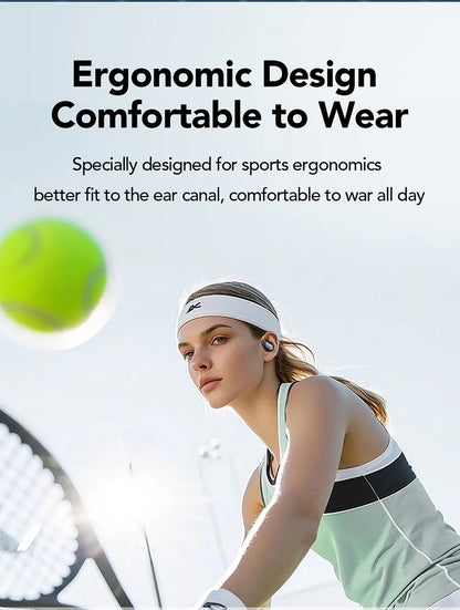 سماعات لاسلكية رياضية بمترجم ذكاء اصطناعي - شاشة لمس LCD وسماعة إضاءة خلفية | اختيار فان وير كود