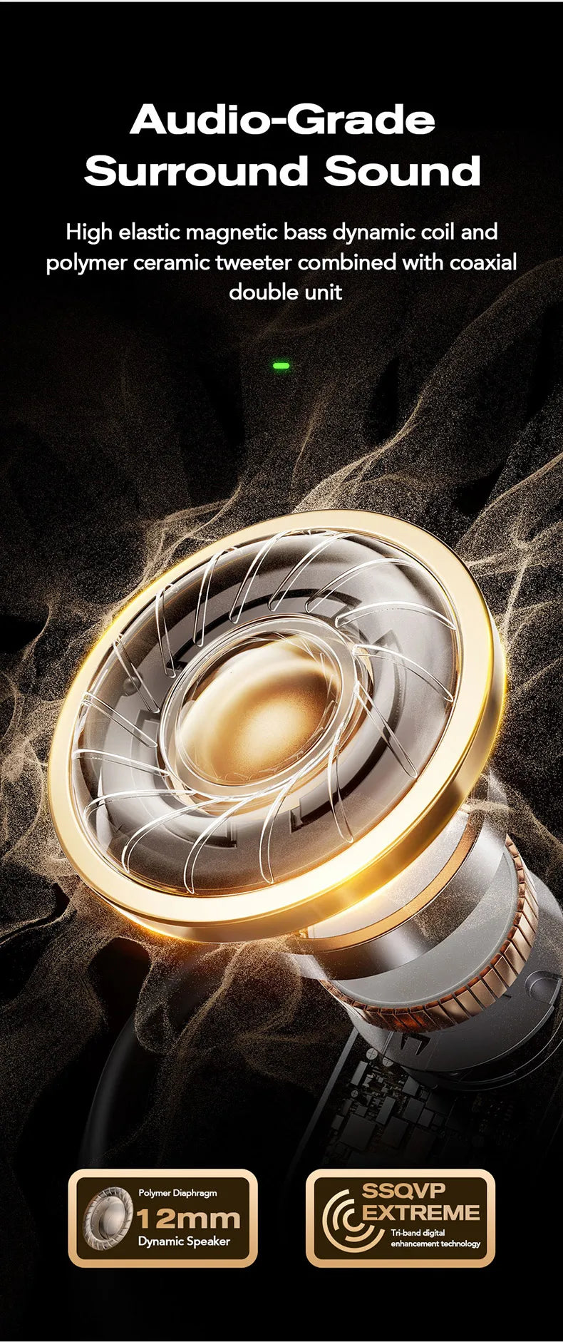 سماعات لاسلكية رياضية بمترجم ذكاء اصطناعي – سماعات بلوتوث بشاشة لمس LCD وميكروفون عالي الدقة | اختيار فان وير كود
