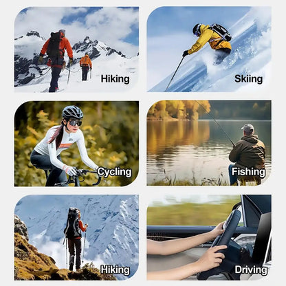 نظارات فيديو رياضية عالية الدقة – نظارات تسجيل ديناميكية للمشي، الجري، ركوب الدراجات، التزلج، التسلق والطيران | اختيار فان وير كود