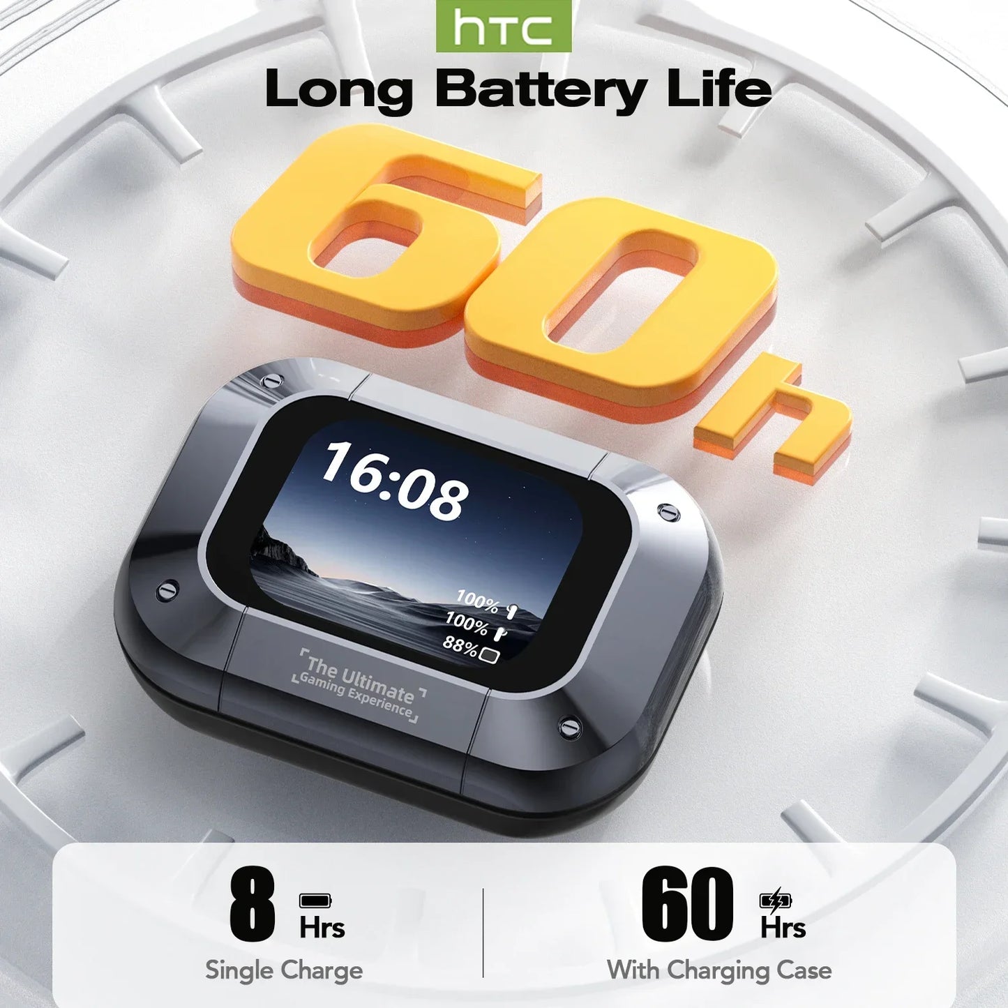 سماعات لاسلكية رياضية بمترجم ذكاء اصطناعي – سماعات بلوتوث بشاشة لمس LCD وميكروفون عالي الدقة | اختيار فان وير كود
