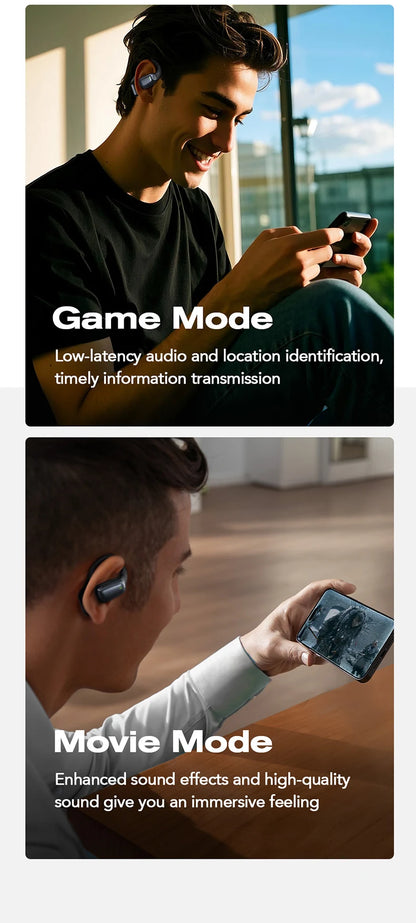 سماعات لاسلكية رياضية بمترجم ذكاء اصطناعي – سماعات بلوتوث بشاشة لمس LCD وميكروفون عالي الدقة | اختيار فان وير كود

