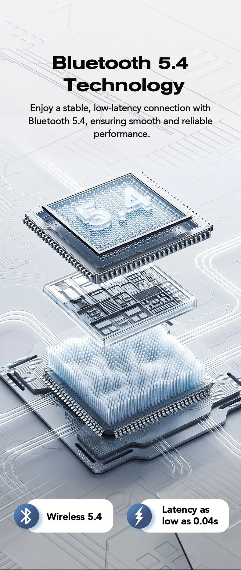 سماعات لاسلكية رياضية بمترجم ذكاء اصطناعي – سماعات بلوتوث بشاشة لمس LCD وميكروفون عالي الدقة | اختيار فان وير كود
