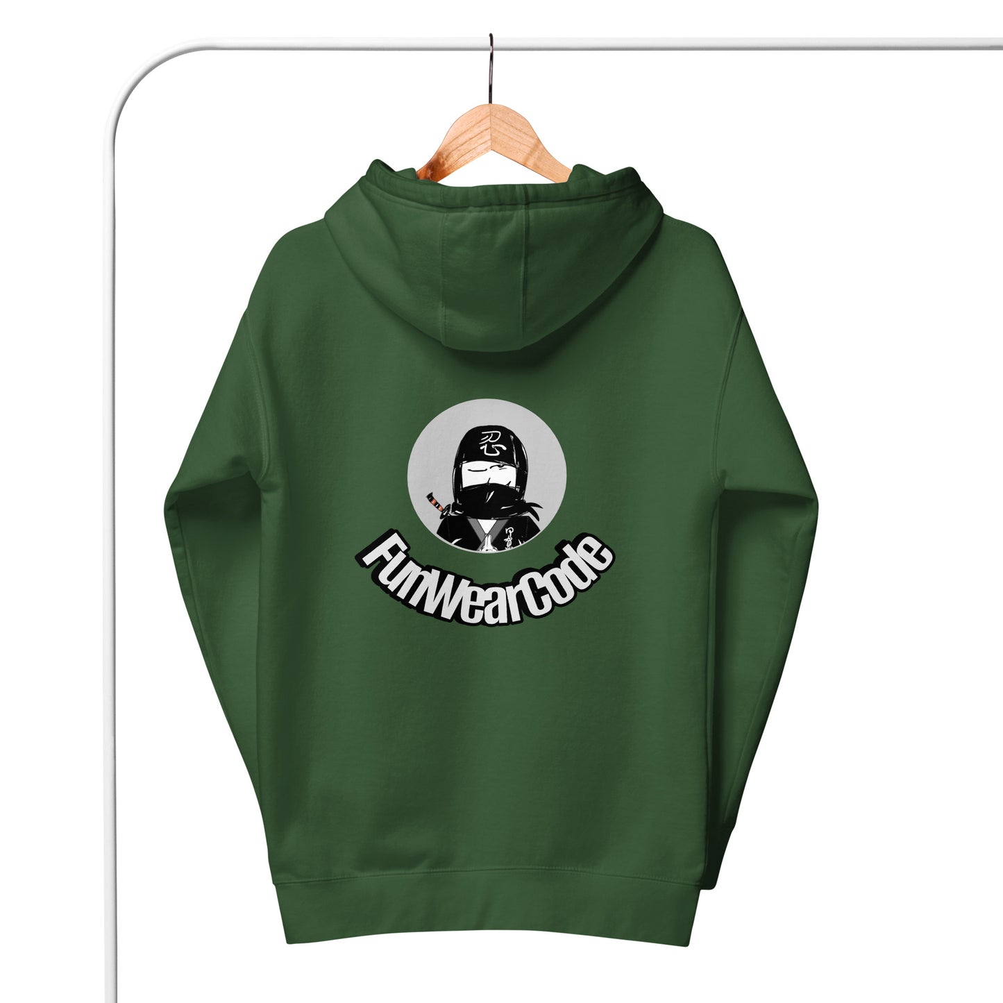 Premium Pullover Hoodie – Unique Whimsical Ninja Graphic Design | FunWearCode