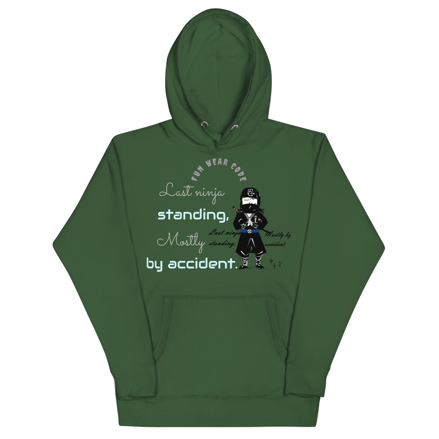 Premium Pullover Hoodie – Unique Whimsical Ninja Graphic Design | FunWearCode