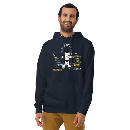 Judo Cartoon Graphic Hoodie – Fun Martial Arts | FunWearCode