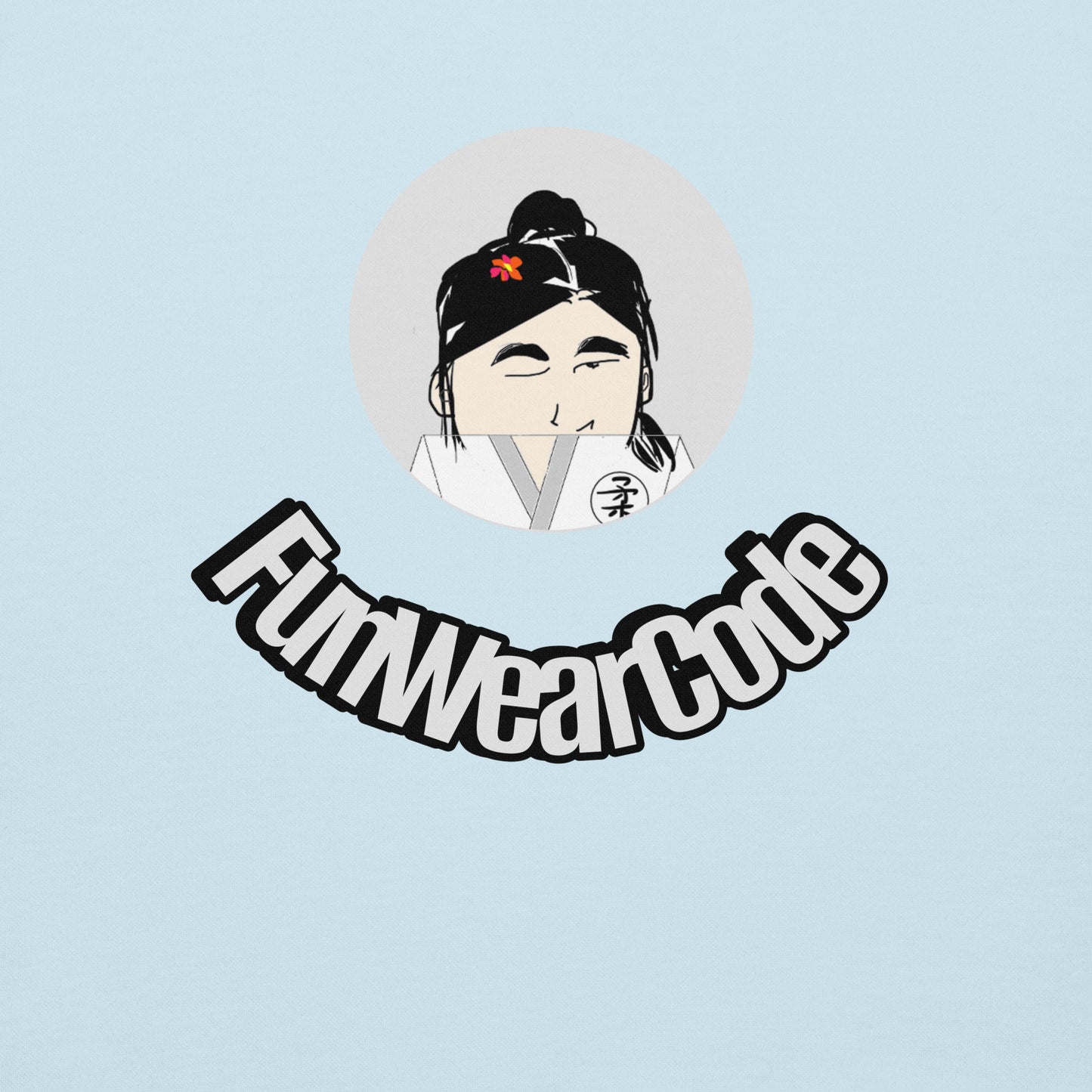 Judo Lady Graphic Cartoon Hoodie – Fun Martial Arts Sweatshirt | FunWearCode