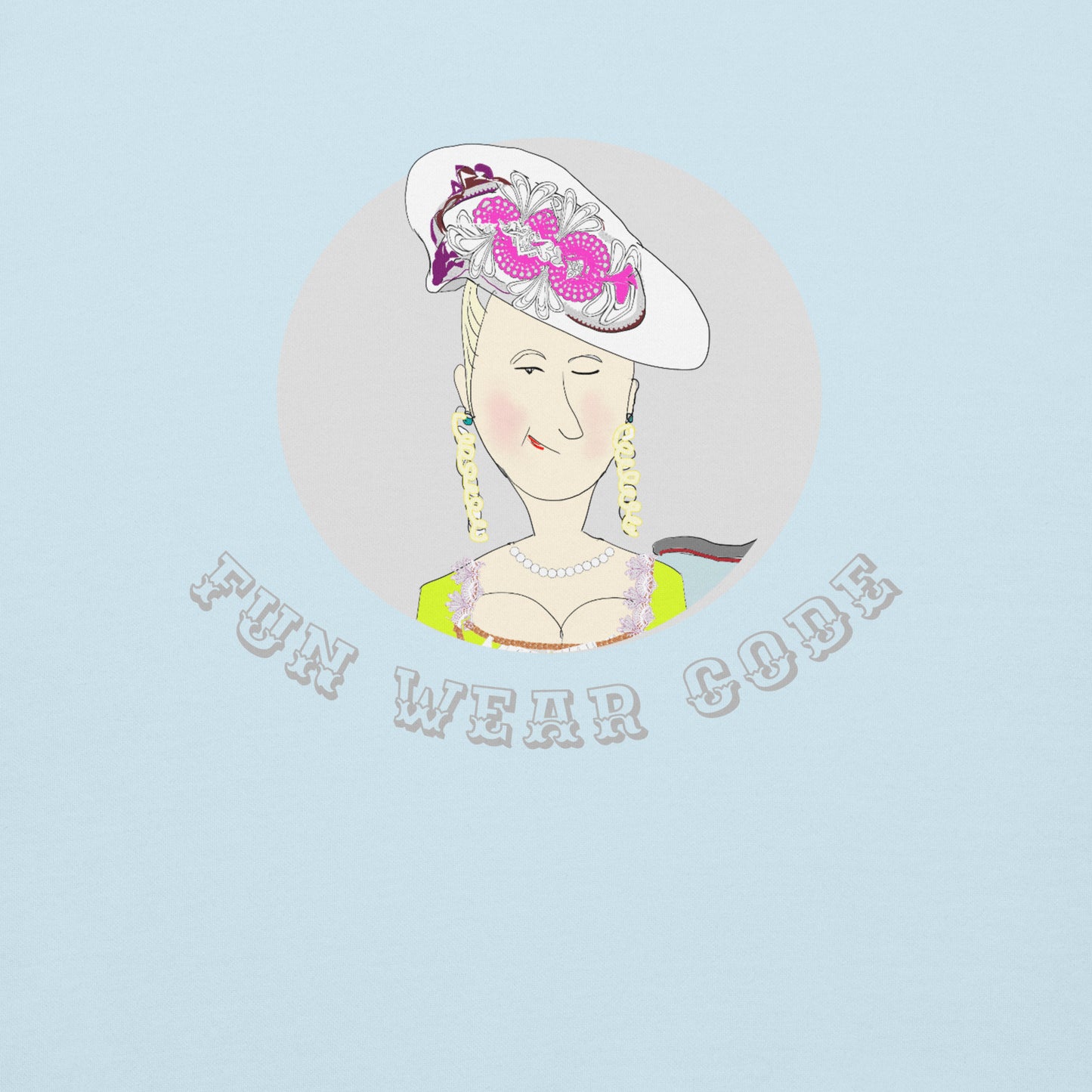 Trendy Vintage English Lady Hoodie – Stylish Retro Streetwear | FunWearCode