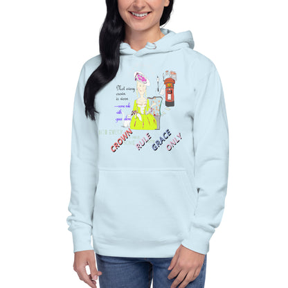 Trendy Vintage English Lady Hoodie – Stylish Retro Streetwear | FunWearCode