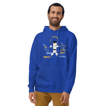 Judo Cartoon Graphic Hoodie – Fun Martial Arts | FunWearCode