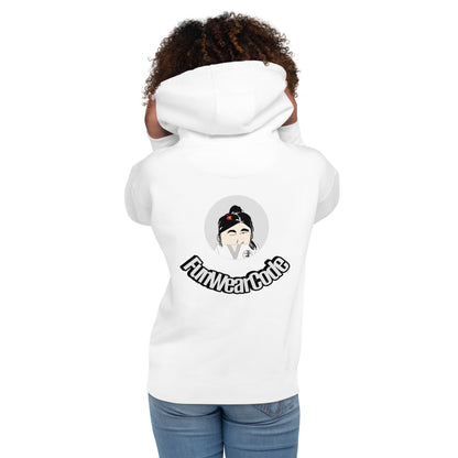 Judo Lady Graphic Cartoon Hoodie – Fun Martial Arts Sweatshirt | FunWearCode