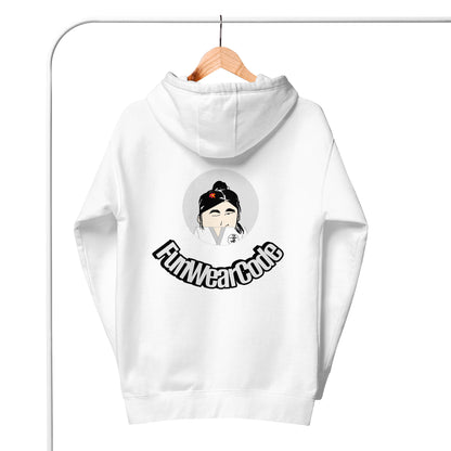 Judo Lady Graphic Cartoon Hoodie – Fun Martial Arts Sweatshirt | FunWearCode