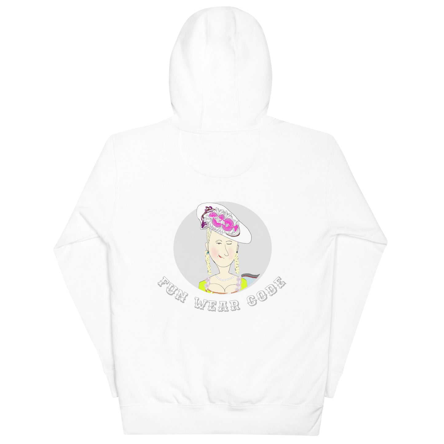 Trendy Vintage English Lady Hoodie – Stylish Retro Streetwear | FunWearCode