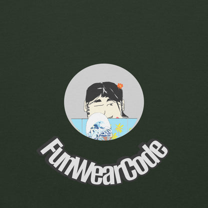 Unisex Japanese Yukata Graphic Hoodie – Fun Japanese Iconic Design | FunWearCode