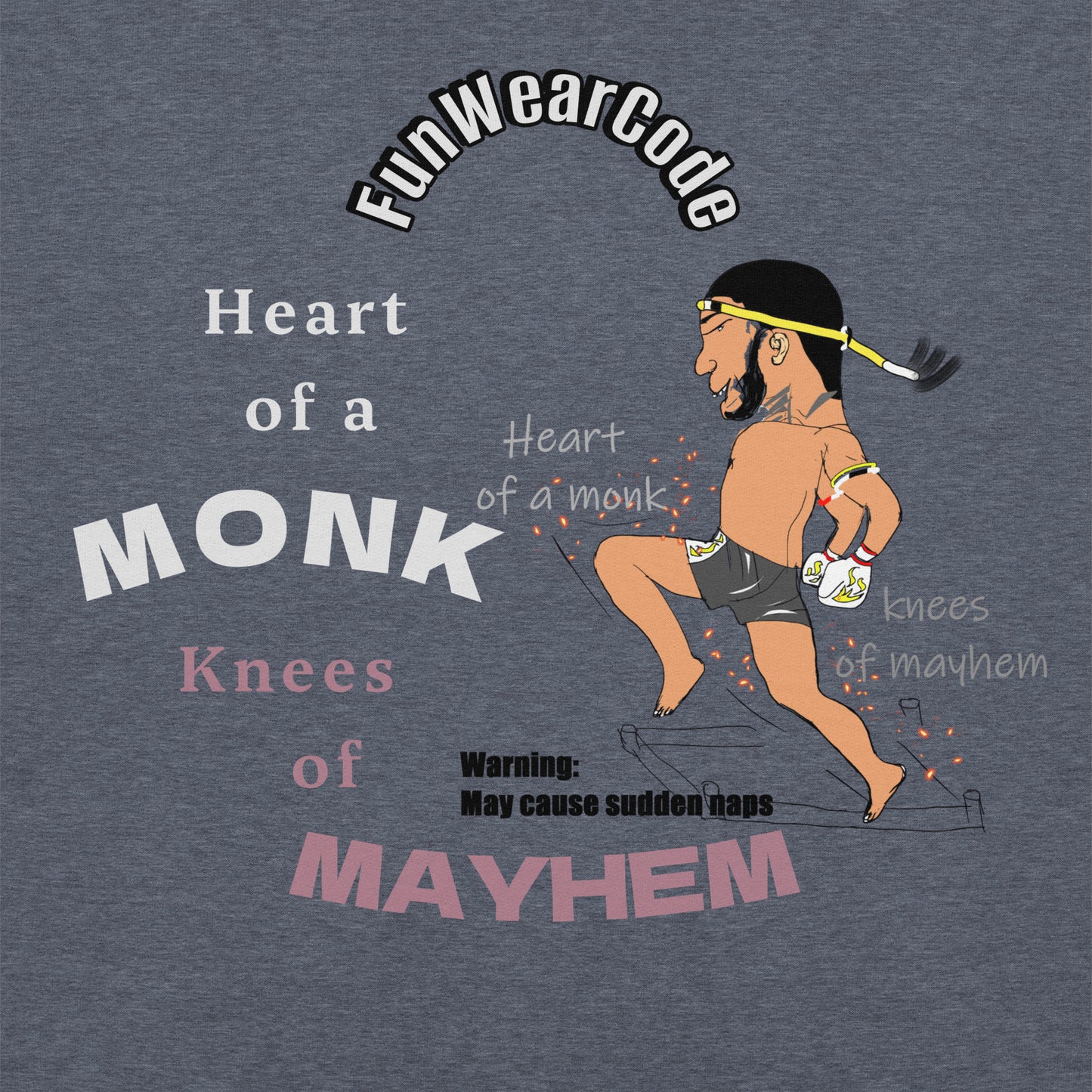 Premium Pullover Hoodie - Bold Playful Thai Iconic Design | FunWearCode