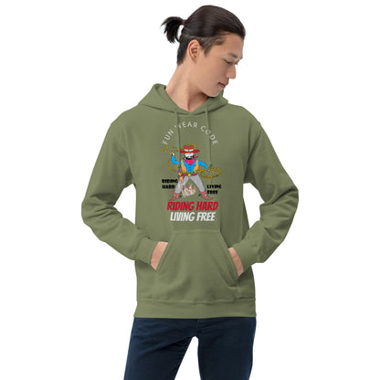 Unisex Cowboy Graphic Hoodie – Vintage Western Style Design | FunWearCode