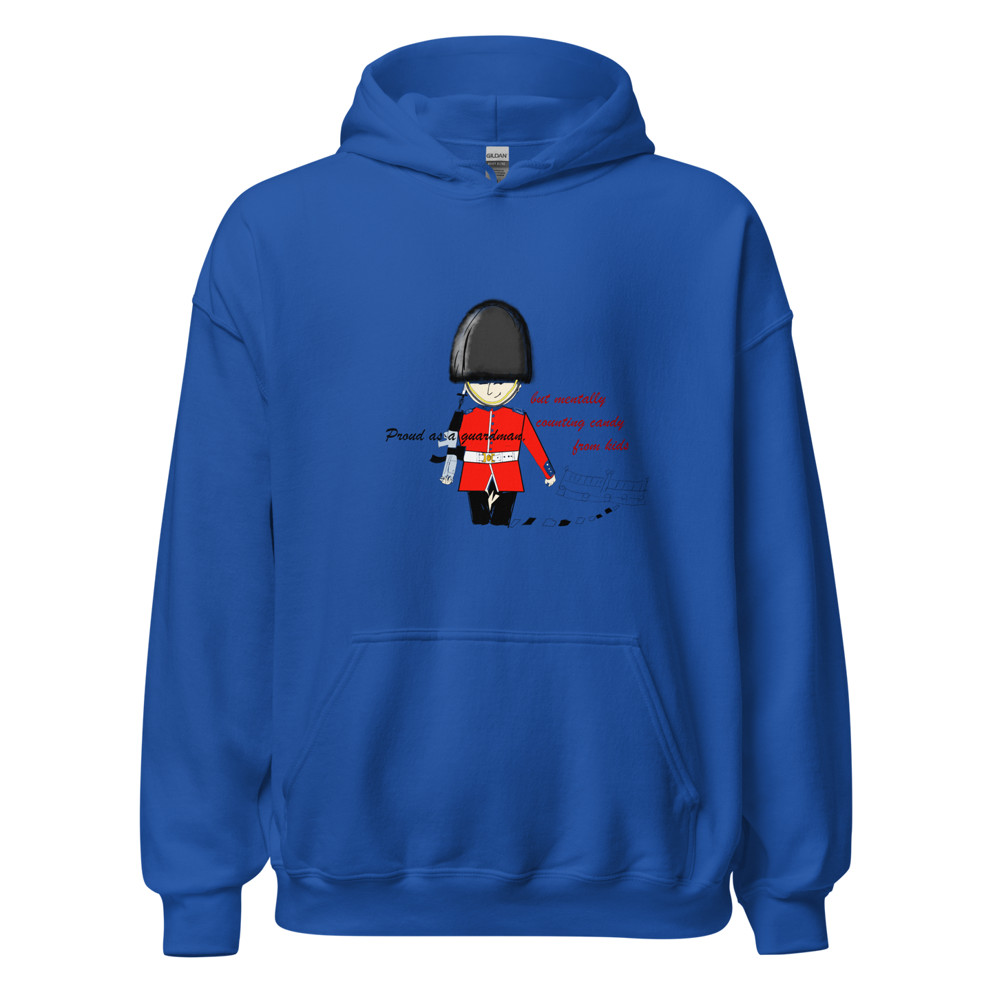 Unisex Heavy Blend Cozy Hoodie – Fun Royal Guardsman Sweatshirt | FunWearCode