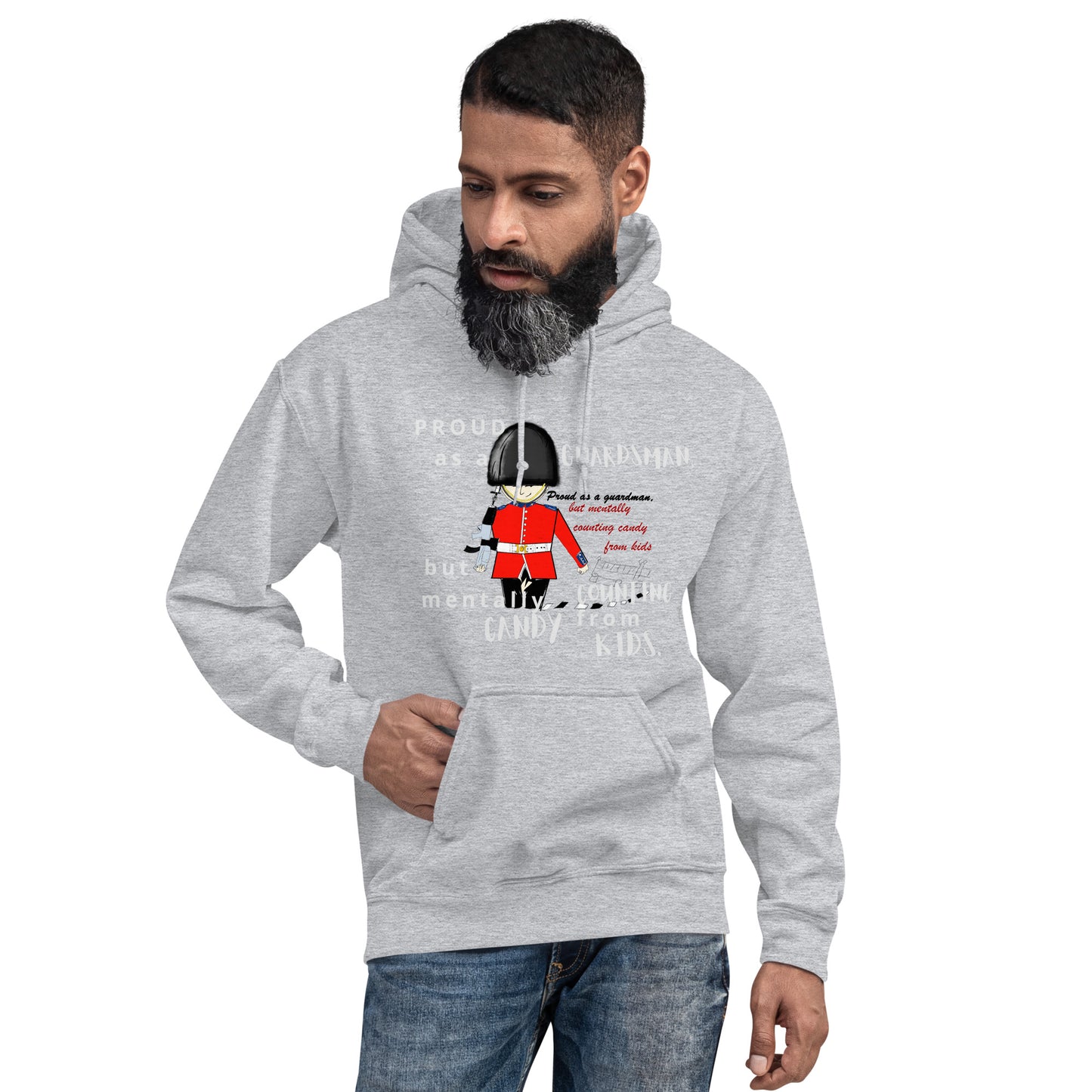 Unisex Cozy Hoodie – Fun Royal Guardsman Graphic Design | FunWearCode