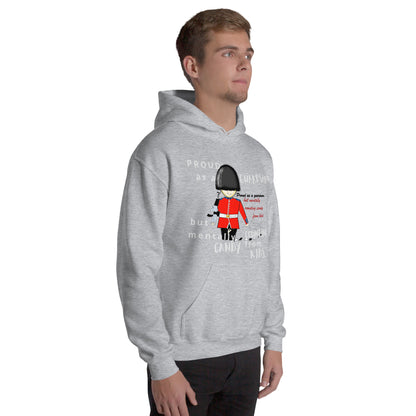 Unisex Cozy Hoodie – Fun Royal Guardsman Graphic Design | FunWearCode