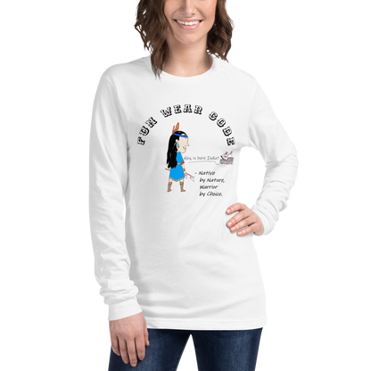 Cozy Long Sleeve Sweatshirt – Special Edition American Indian Graphic Sweatshirt | FunWearCode
