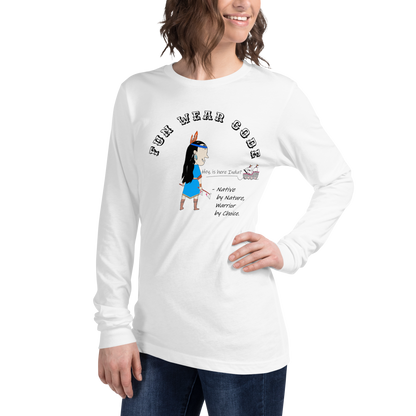 Cozy Long Sleeve Sweatshirt – Special Edition American Indian Graphic Sweatshirt | FunWearCode
