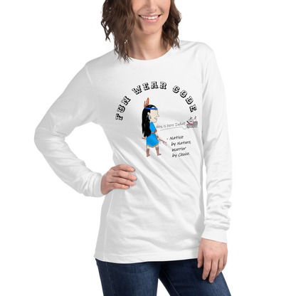 Cozy Long Sleeve Sweatshirt – Special Edition American Indian Graphic Sweatshirt | FunWearCode