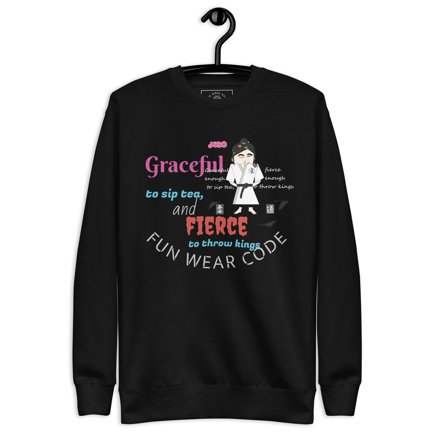 Judo Lady Long Sleeve Tee – Stylish Martial Arts Inspired Sweatshirt | FunWearCode
