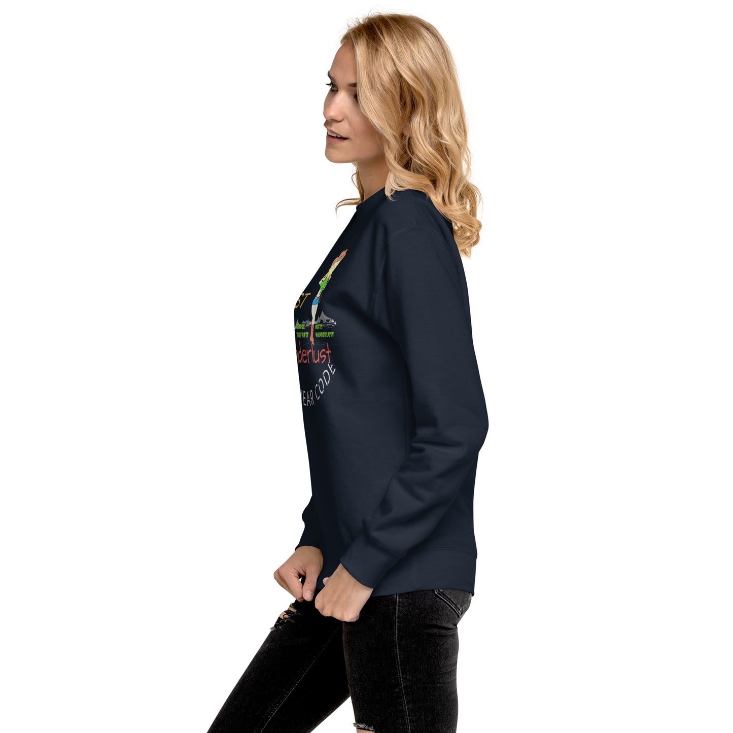 Premium Cozy Long Sleeve T-shirt – Classic Cowgirl Graphic Sweatshirt | FunWearCode