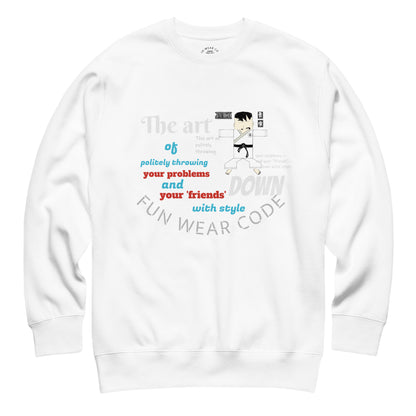 Judo Theme Long Sleeve Tee – Fun Martial Arts Shirt | FunWearCode