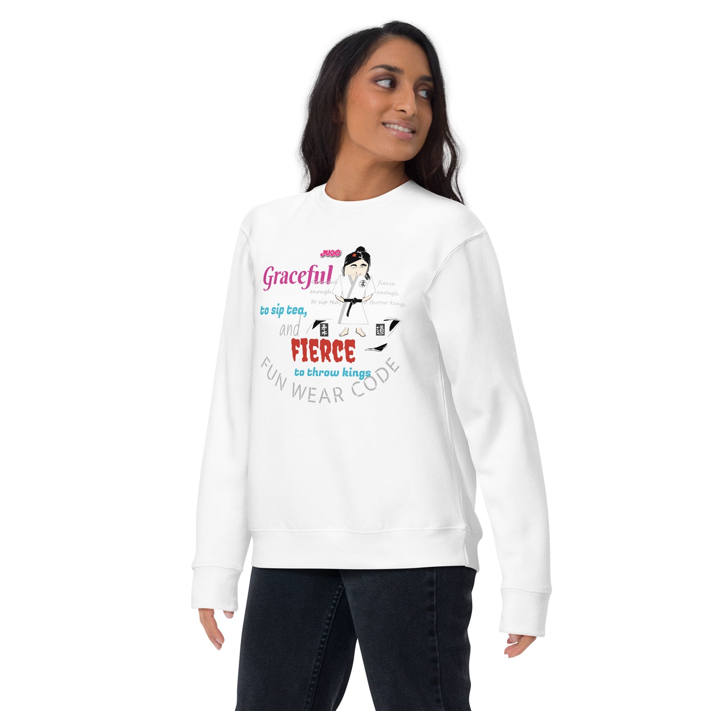 Judo Lady Long Sleeve Tee – Stylish Martial Arts Inspired Sweatshirt | FunWearCode