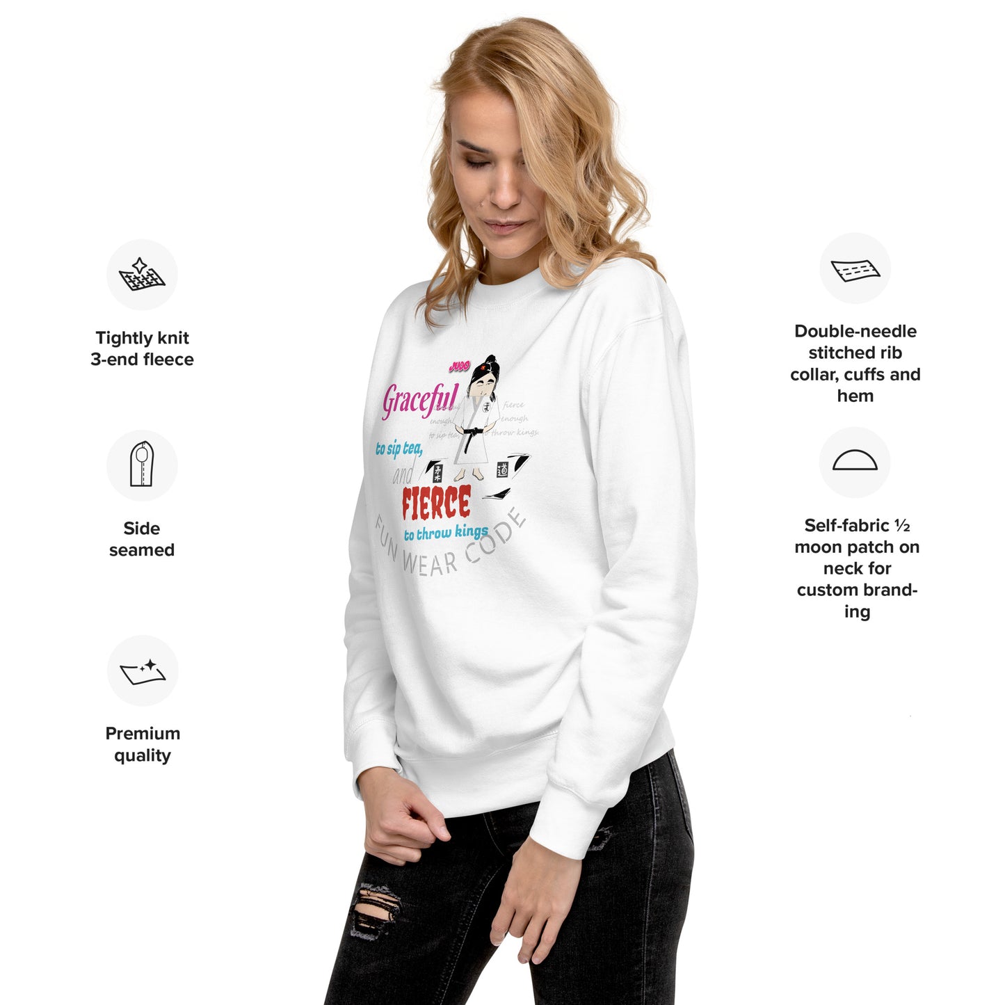 Karate Lady Long Sleeve Tee – Stylish Martial Arts Inspired Shirt | FunWearCode