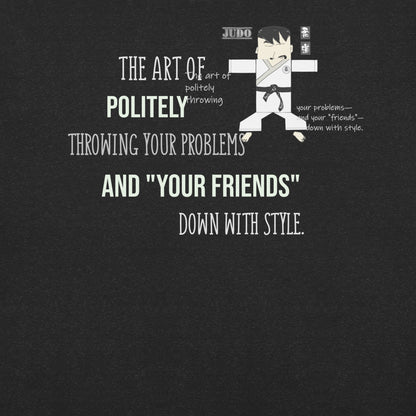 Authentic Judo Theme T-Shirt - Fun Martial Arts Graphic Tee | FunWearCode