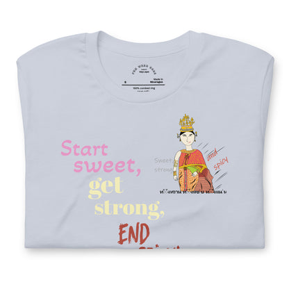 Fun Softstyle T-Shirt - Playful Thai Lady Graphic Tee | FunWearCode