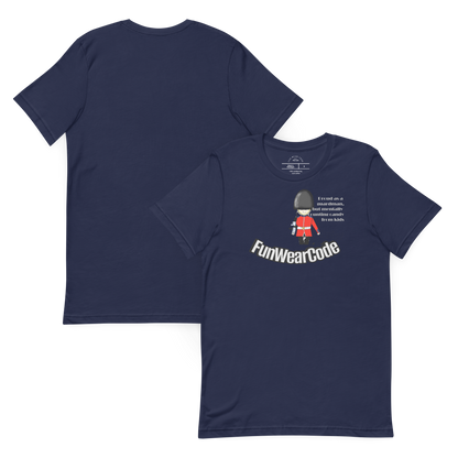 Unisex Guardsman T-shirt - Classic English Style Tee for Fun-Loving Souls | FunWearCode