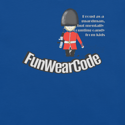 Unisex Guardsman T-shirt - Classic English Style Tee for Fun-Loving Souls | FunWearCode