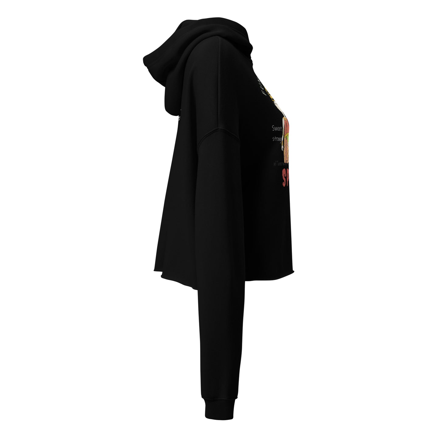 Trendy & Cozy Woman Crop Hoodie – Playful & Bold Thai Iconic Design | FunWearCode