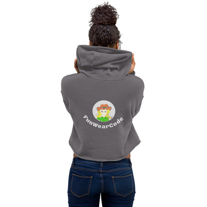 Trendy Cowgirl Crop Hoodie - Classic American Style for Fun-Loving Souls | FunWearCode
